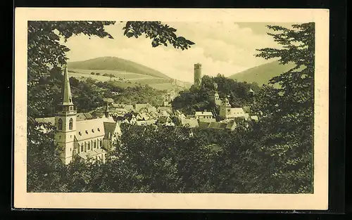 AK Eppstein i. Taunus, Ortsansicht vom Malerplatz