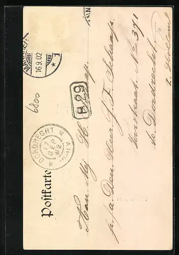 AK Mannheim, Motiv vom Wasserturm