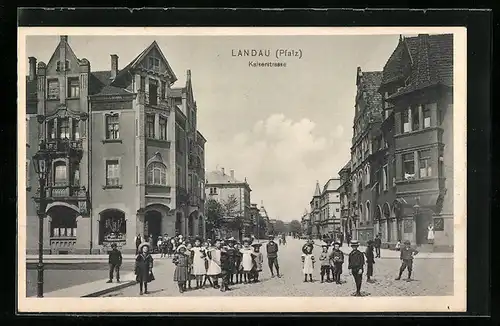 AK Landau / Pfalz, Kinder in der Kaiserstrasse