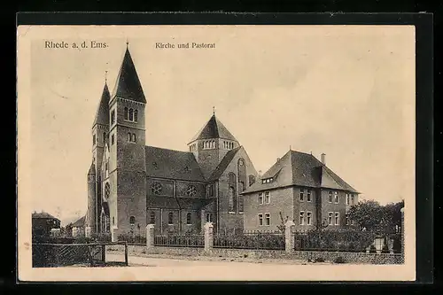 AK Rhede /Ems, Kirche und Pastorat