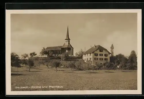 AK Seuzach, Kirche und Pfarrhaus