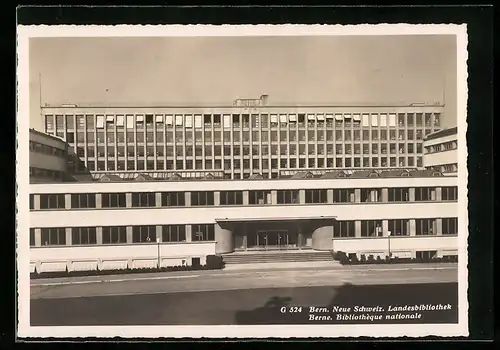 AK Bern, Neue Schweiz. Landesbibliothek