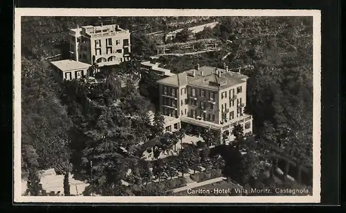 AK Castagnola, Carlton Hotel, Villa Moritz