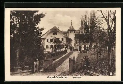 AK Grosshöchstetten, Weg zum Pfarrhaus