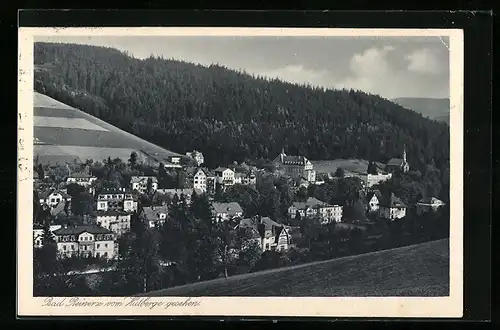 AK Bad Reinerz, Teilansicht vom Hutberge gesehen