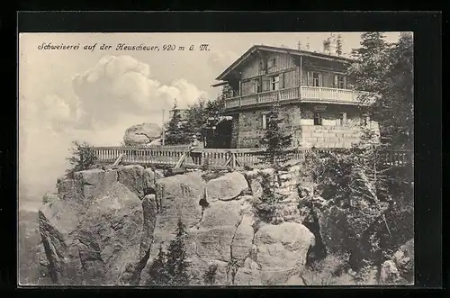 AK Heuscheuer, Gasthaus Schweizerei