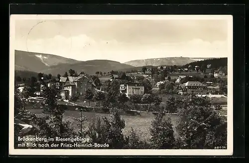 AK Brückenberg /Rsgb., Ortsansicht aus der Vogelschau