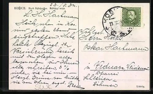 AK Kosice, Hrob Ràkóczího