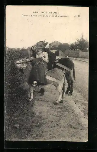 AK Robinson, Chacun prend son plaisir ou il le trouve