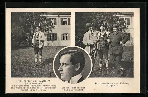 AK Operettensänger Fritz Sturmfels