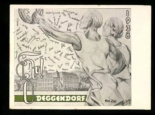 AK Deggendorf, Absolvia 1938, Am Ziel