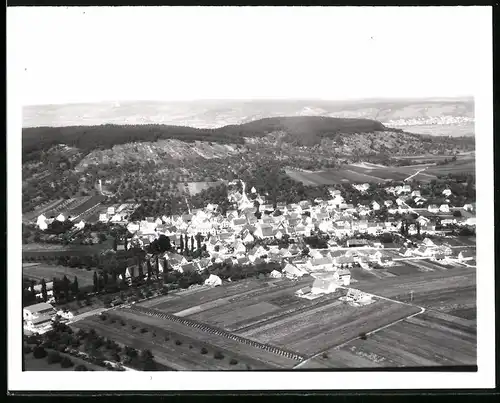 Fotografie Aero-Express, München, Ansicht Wendelsheim, Fliegeraufnahme