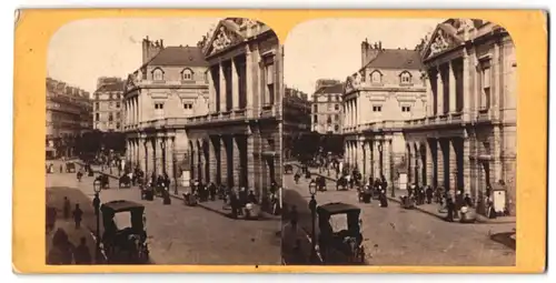 Stereo-Fotografie unbekannter Fotograf, Ansicht Paris, vue de la Palais Royal