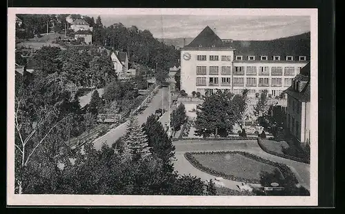 AK Oberschlema, Blick auf das Radiumbad