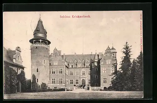 AK Nettetal, Blick auf das Schloss Krickenbeck