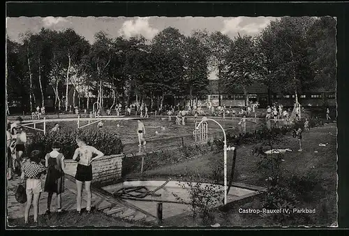 AK Castrop-Rauxel, Gäste im Parkbad