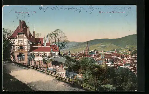 AK Freiburg, Blick von St. Loretto