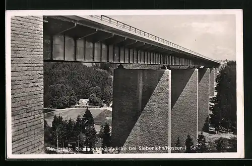 AK Siebenlehn, die grösste Reichsautobahnbrücke