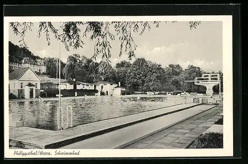 AK Philippsthal /Werra., am Schwimmbad