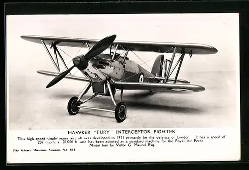 AK Hawker Fury Interceptor Fighter