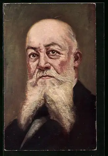 Künstler-AK Portrait Grossadmiral Alfred von Tirpitz