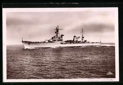 AK Croiseur Colbert, Franz. Kriegsschiff