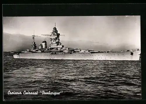 AK Croiseur Cuirasse Dunkerque