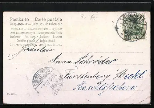 AK Berlin, Neue Wache mit Wachaufzug und Strassenbahn