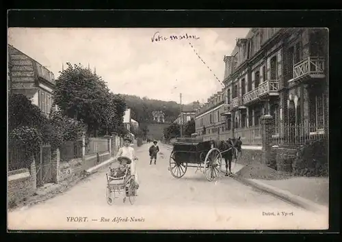AK Yport, Rue Alfred-Nunès, Strassenpartie