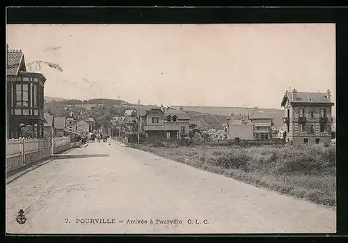 AK Pourville, Arrivée à Pourville