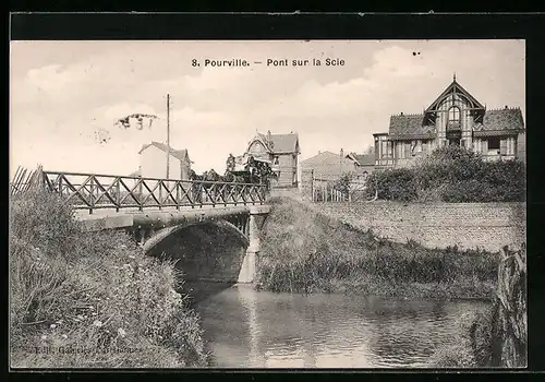 AK Pourville, Pont sur la Scie