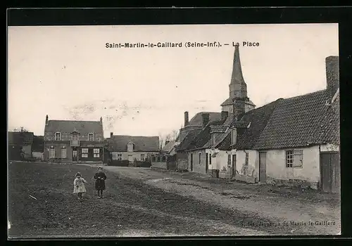 AK Saint-Martin-le-Gaillard, La Place