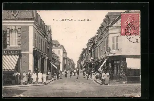 AK Fauville, Grande Rue