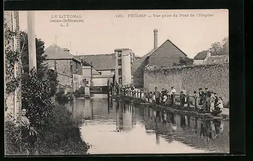 AK Fécamp, Vue prise du Pont de l`Hopital