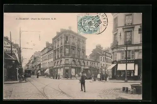 AK Elbeuf, Place du Calvaire