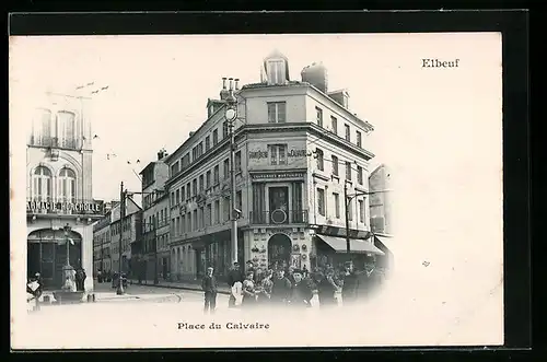 AK Elbeuf, Place du Calvaire
