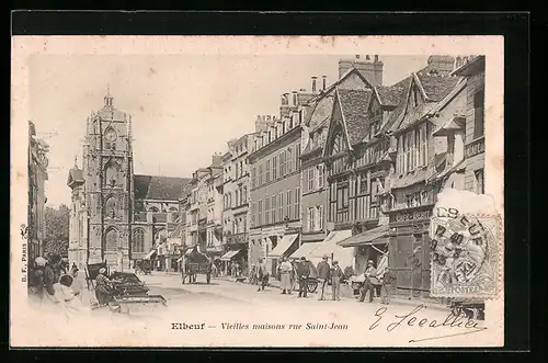 AK Elbeuf, Vieilles maisons rue Saint-Jean