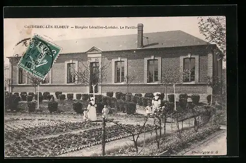 AK Caudebec-les-Elbeuf, Hospice Lécallier-Leriche, Le Pavillon