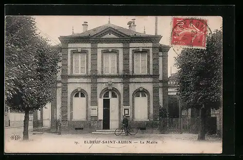 AK Elbeuf-Saint-Aubin, La Mairie