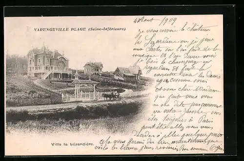 AK Varengeville Plage, Villa la Lézardière