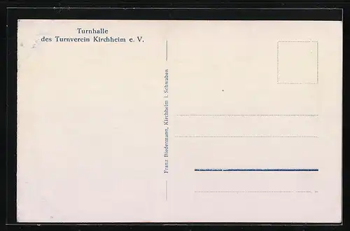 AK Kirchheim, Turnhalle des Turnvereins