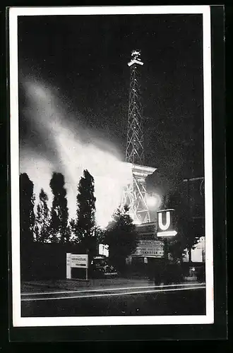AK Berlin, Der Brand des Funkturms
