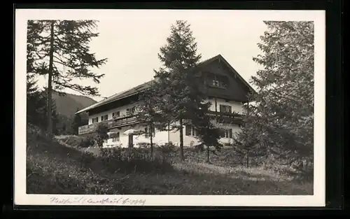 AK Neuhaus a. Schliersee /Obb., Veget. Fremdenheim, Landhaus Hoppe