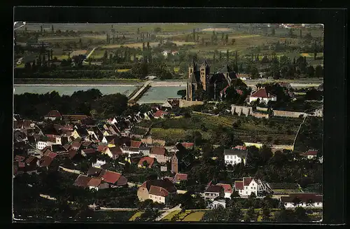 AK Breisach, Generalansicht der Stadt, Fliegeraufnahme