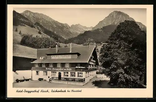 AK Reichenbach b. Oberstdorf, Hotel-Berggasthof Hirsch