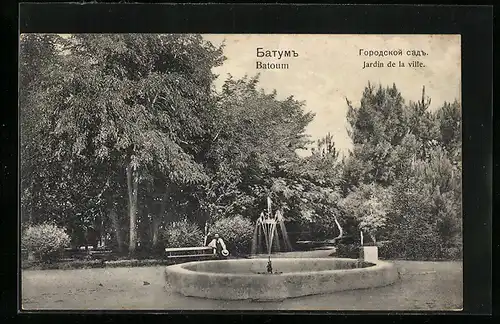 AK Batoum, Jardin de la ville