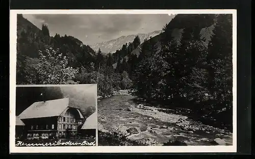 AK Schangnau, Hotel Kemmeri Boden Bad, Uferpartie