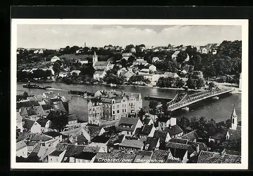 AK Crossen /Oder, Berlehne, Totalansicht