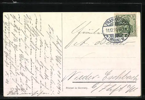 AK Drei Reitpferde mit unterschiedlichem Fell