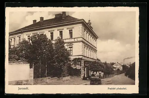 AK Jaromer, Prazské predmestí, Hotel Prag